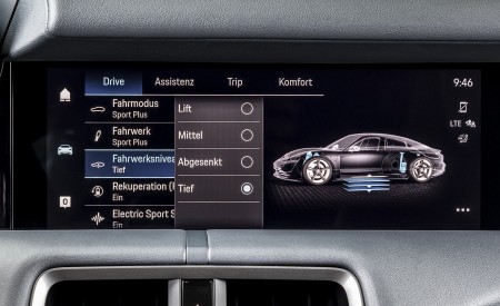 2021 Porsche Taycan (Color: Neptune Blue) Central Console Wallpapers 450x275 (44)
