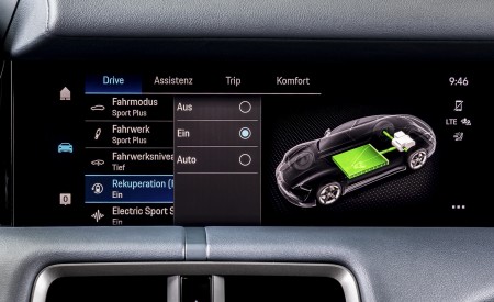 2021 Porsche Taycan (Color: Neptune Blue) Central Console Wallpapers 450x275 (45)