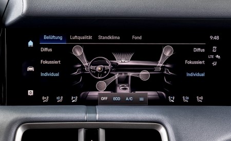2021 Porsche Taycan (Color: Neptune Blue) Central Console Wallpapers 450x275 (46)