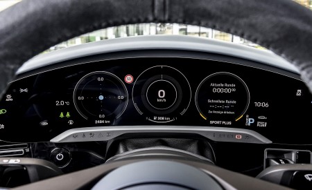 2021 Porsche Taycan (Color: Neptune Blue) Digital Instrument Cluster Wallpapers 450x275 (47)