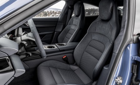 2021 Porsche Taycan (Color: Neptune Blue) Interior Front Seats Wallpapers 450x275 (52)