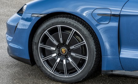 2021 Porsche Taycan (Color: Neptune Blue) Wheel Wallpapers 450x275 (38)