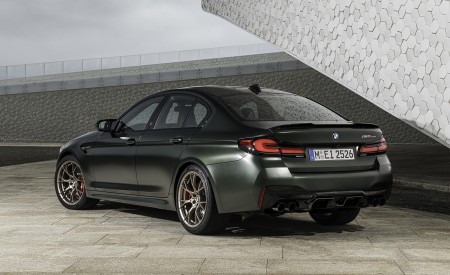 2022 BMW M5 CS Rear Three-Quarter Wallpapers  450x275 (61)
