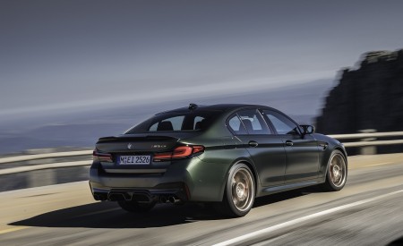 2022 BMW M5 CS Rear Three-Quarter Wallpapers 450x275 (14)