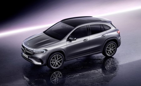 2022 Mercedes-Benz EQA AMG Line (Color: Mountain Grey Magno) Front Three-Quarter Wallpapers 450x275 (47)