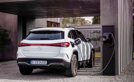 2022 Mercedes-Benz EQA EQA 250 Edition 1 (Color: Digital White) Rear Three-Quarter Wallpapers 450x275 (31)