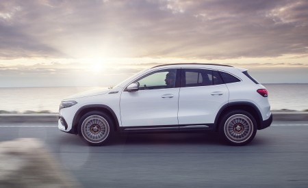 2022 Mercedes-Benz EQA EQA 250 Edition 1 (Color: Digital White) Side Wallpapers 450x275 (10)
