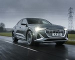 2021 Audi e-tron S Sportback (UK-Spec) Front Three-Quarter Wallpapers  150x120