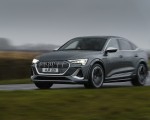 2021 Audi e-tron S Sportback (UK-Spec) Front Three-Quarter Wallpapers 150x120