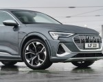 2021 Audi e-tron S Sportback (UK-Spec) Front Wallpapers  150x120
