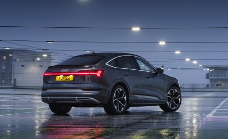 2021 Audi e-tron S Sportback (UK-Spec) Rear Three-Quarter Wallpapers  450x275 (42)