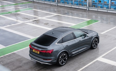 2021 Audi e-tron S Sportback (UK-Spec) Rear Three-Quarter Wallpapers  450x275 (49)
