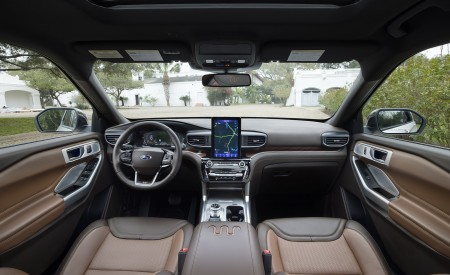 2021 Ford Explorer King Ranch Interior Cockpit Wallpapers 450x275 (14)