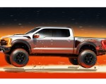 2021 Ford F-150 Raptor Design Sketch Wallpapers 150x120