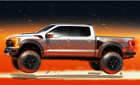 2021 Ford F-150 Raptor Design Sketch Wallpapers 450x275 (37)