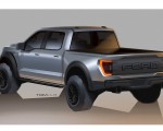2021 Ford F-150 Raptor Design Sketch Wallpapers  150x120