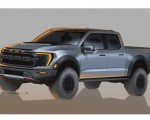 2021 Ford F-150 Raptor Design Sketch Wallpapers  150x120