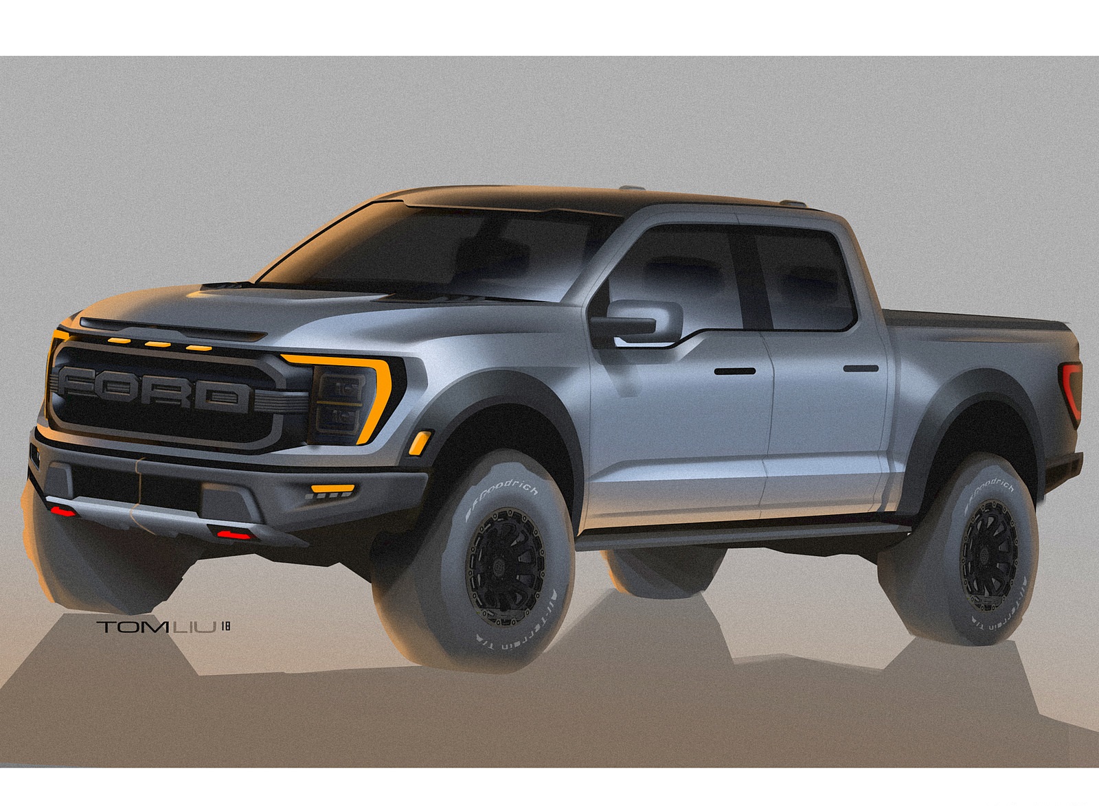 2021 Ford F-150 Raptor Design Sketch Wallpapers  #36 of 37