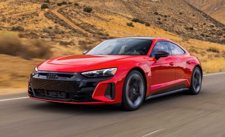 2022 Audi RS E-Tron GT (Color: Tango Red Metallic) Front Three-Quarter Wallpapers 450x275 (83)