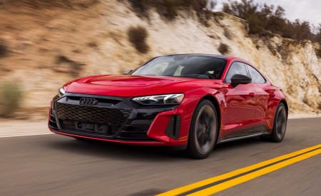 2022 Audi RS E-Tron GT (Color: Tango Red Metallic) Front Three-Quarter Wallpapers 450x275 (87)