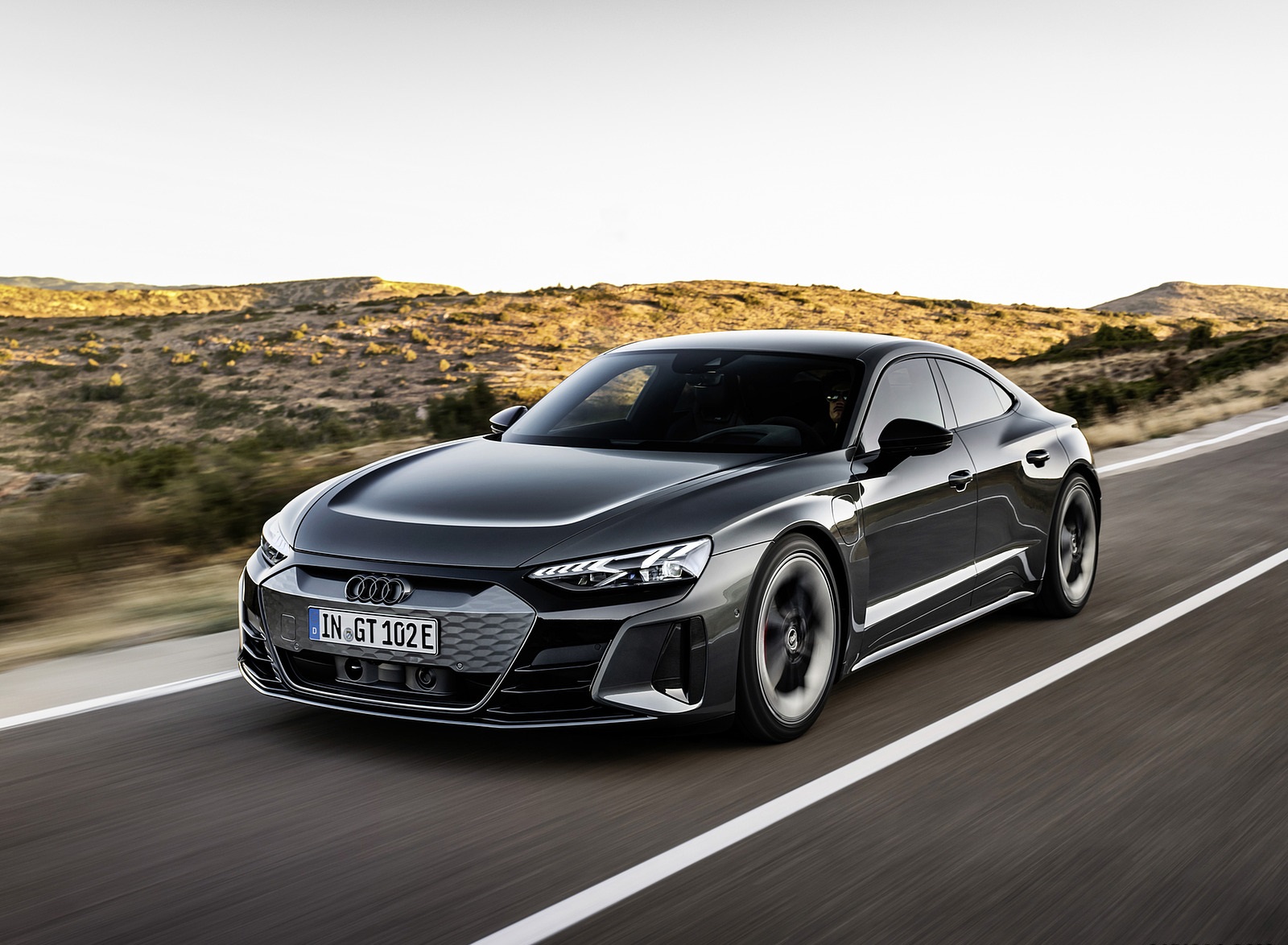 2022 Audi RS e-tron GT (Color: Daytona Grey) Front Wallpapers #128 of 174