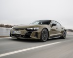 2022 Audi RS e-tron GT (Color: Tactical Green Metallic) Front Three-Quarter Wallpapers 150x120