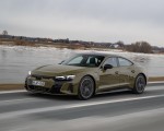 2022 Audi RS e-tron GT (Color: Tactical Green Metallic) Front Three-Quarter Wallpapers 150x120