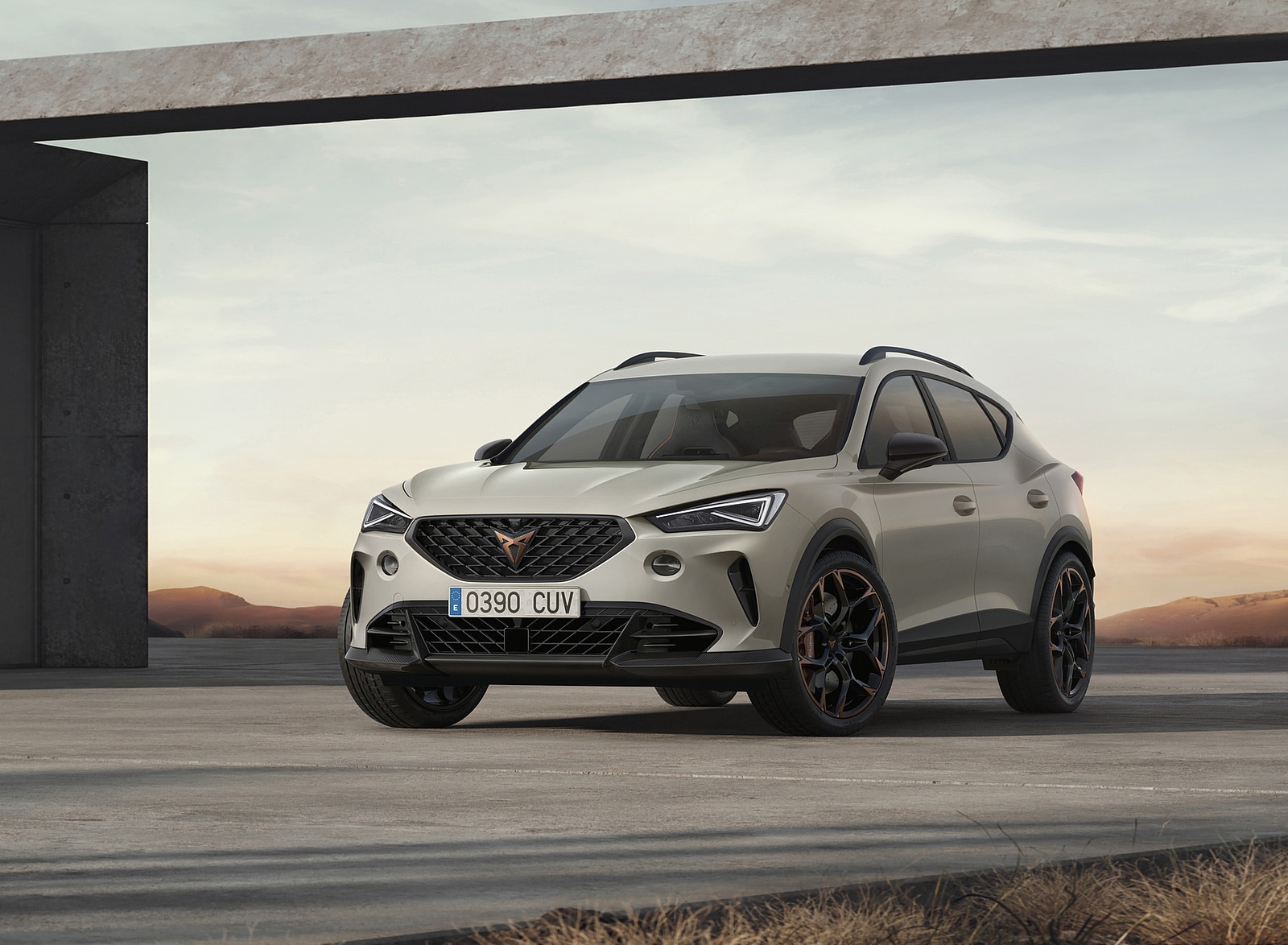 2022 Cupra Formentor VZ5 (Color: Tayga Grey) Front Three-Quarter Wallpapers (3)
