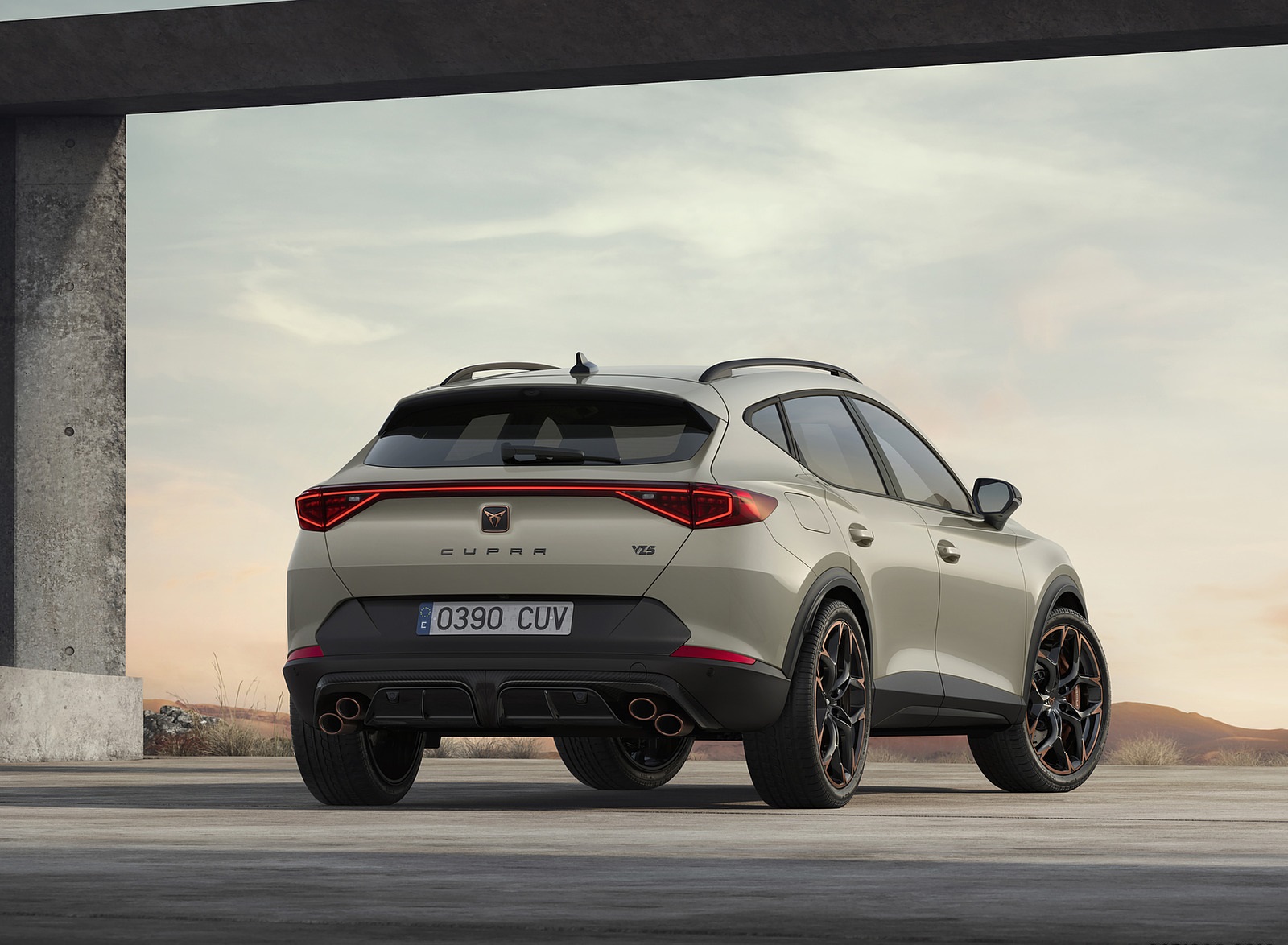 2022 Cupra Formentor VZ5 (Color: Tayga Grey) Rear Three-Quarter Wallpapers (5)