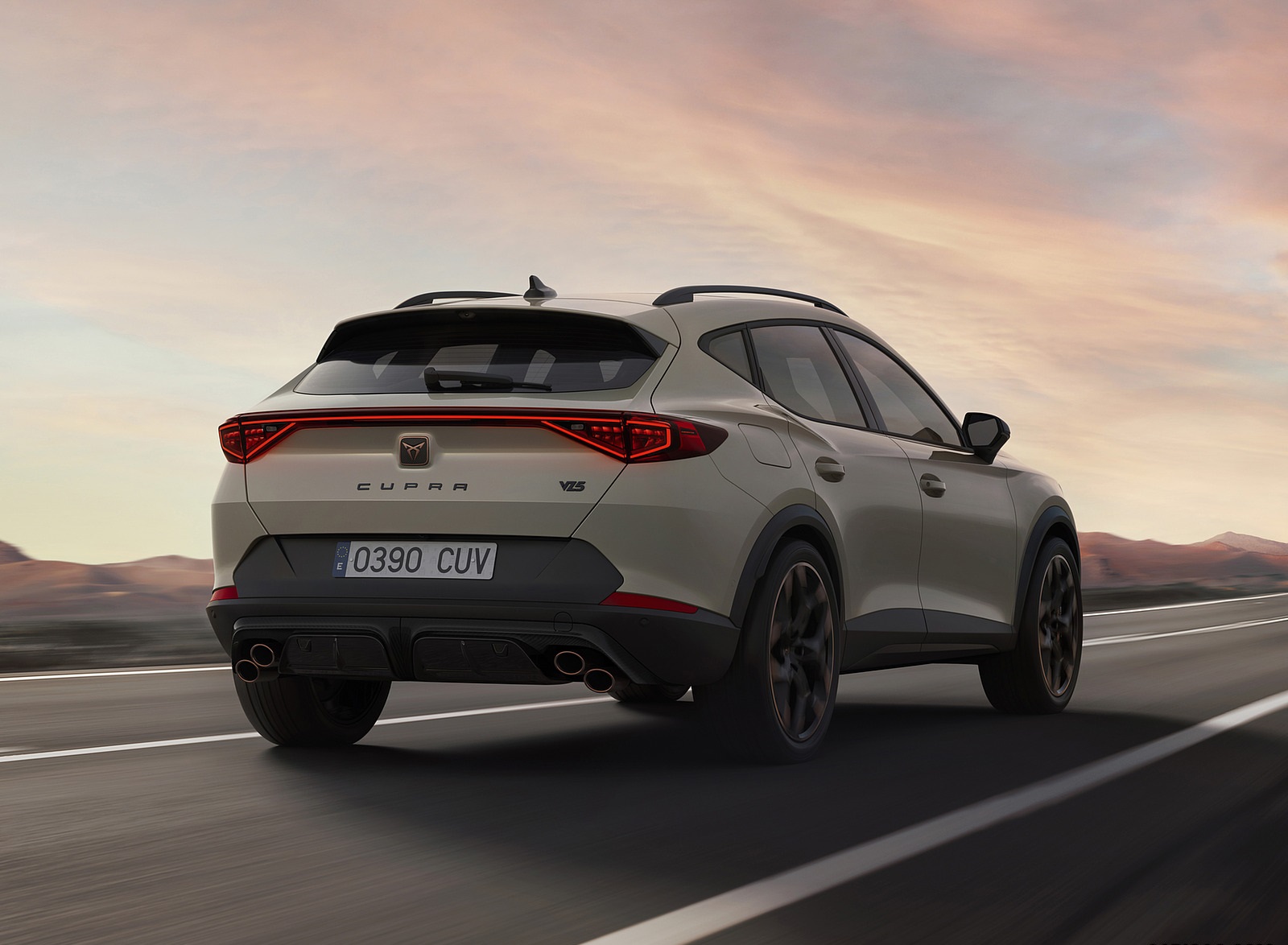 2022 Cupra Formentor VZ5 (Color: Tayga Grey) Rear Three-Quarter Wallpapers (2)