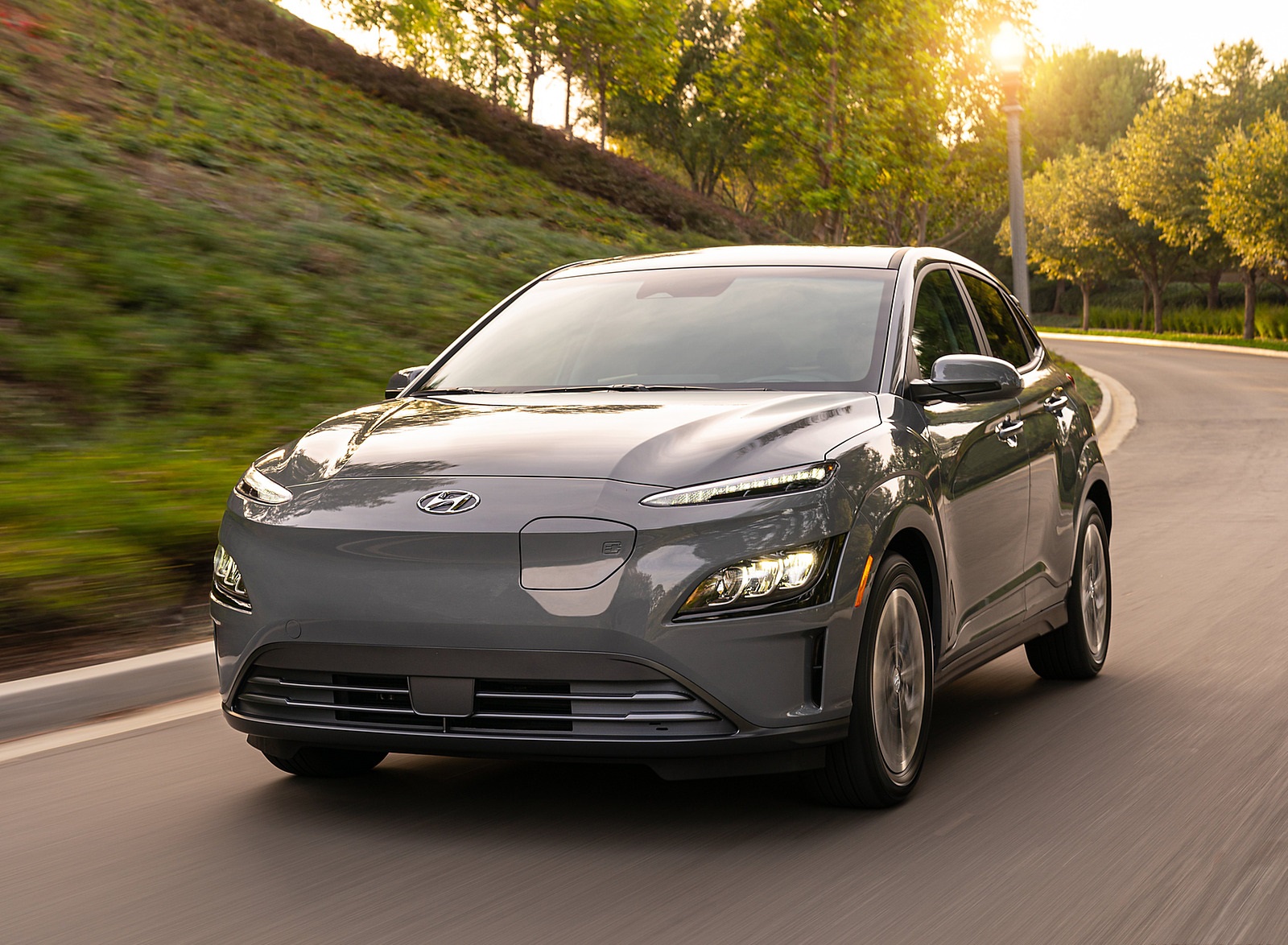 2022 Hyundai Kona Electric Front Wallpapers  (1)