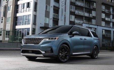 2022 Kia Carnival Front Three-Quarter Wallpapers  450x275 (11)