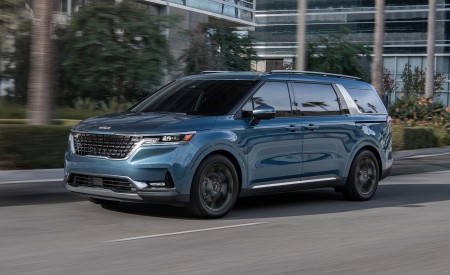 2022 Kia Carnival Front Three-Quarter Wallpapers  450x275 (3)