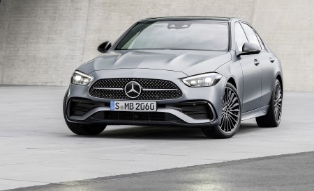 2022 Mercedes-Benz C-Class (Color: Selenite Grey Magno) Front Wallpapers 450x275 (18)