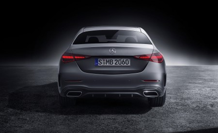 2022 Mercedes-Benz C-Class (Color: Selenite Grey Magno) Rear Wallpapers 450x275 (42)