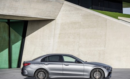 2022 Mercedes-Benz C-Class (Color: Selenite Grey Magno) Side Wallpapers  450x275 (22)