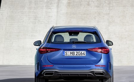 2022 Mercedes-Benz C-Class Wagon T-Model (Color: Spectral Blue) Rear Wallpapers 450x275 (27)