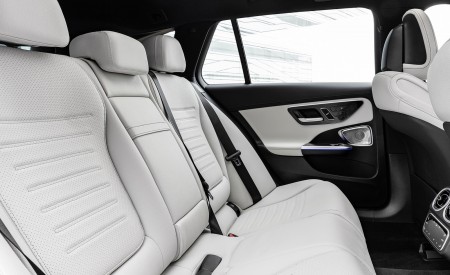 2022 Mercedes-Benz C-Class Wagon T-Model Interior Rear Seats Wallpapers 450x275 (38)