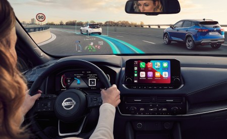 2022 Nissan Qashqai Interior Head-Up Display Wallpapers  450x275 (169)