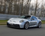 2022 Porsche 911 GT3 (Color: Dolomite Silver Metallic) Front Three-Quarter Wallpapers 150x120
