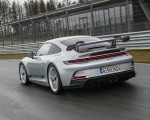 2022 Porsche 911 GT3 (Color: Dolomite Silver Metallic) Rear Three-Quarter Wallpapers 150x120