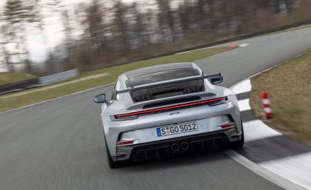 2022 Porsche 911 GT3 (Color: Dolomite Silver Metallic) Rear Wallpapers 450x275 (218)