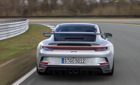 2022 Porsche 911 GT3 (Color: Dolomite Silver Metallic) Rear Wallpapers 450x275 (219)