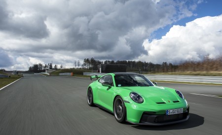 2022 Porsche 911 GT3 (Color: Python Green) Front Three-Quarter Wallpapers 450x275 (167)