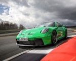 2022 Porsche 911 GT3 (Color: Python Green) Front Three-Quarter Wallpapers 150x120