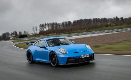 2022 Porsche 911 GT3 (Color: Shark Blue) Front Three-Quarter Wallpapers 450x275 (99)