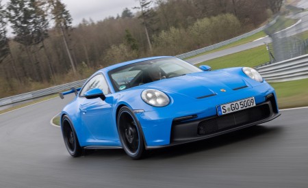 2022 Porsche 911 GT3 (Color: Shark Blue) Front Three-Quarter Wallpapers 450x275 (94)