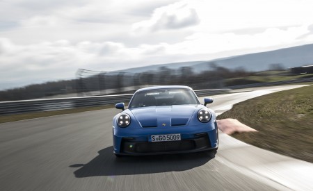2022 Porsche 911 GT3 (Color: Shark Blue) Front Wallpapers 450x275 (118)