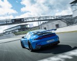 2022 Porsche 911 GT3 (Color: Shark Blue) Rear Three-Quarter Wallpapers 150x120