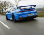 2022 Porsche 911 GT3 (Color: Shark Blue) Rear Three-Quarter Wallpapers 150x120